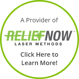 Relief Now Laser Methods Logo